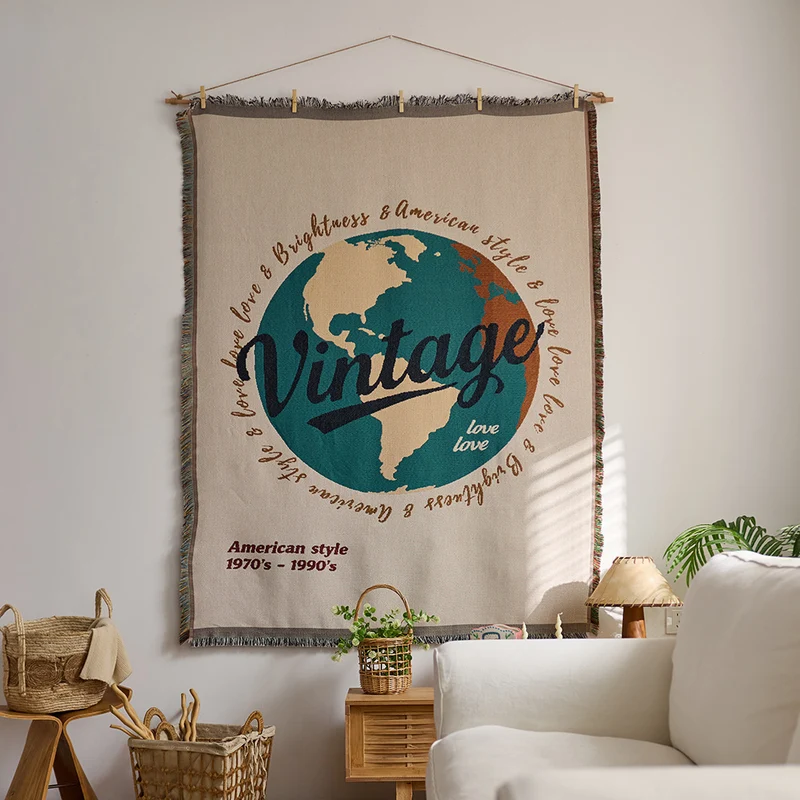 Künstlerischer gewebter Wandteppich Wandbehang