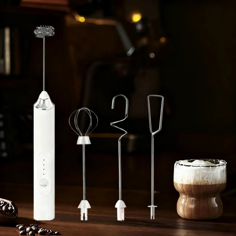 Elektrischer Milchaufschäumer, USB-C, mehrere Funktionen