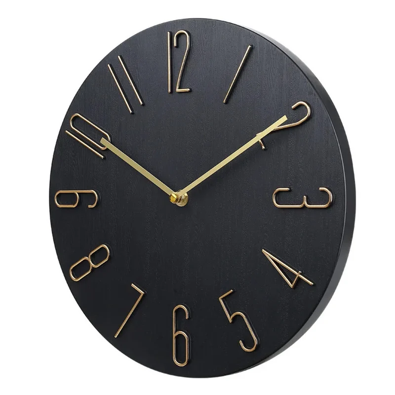 Silencio Moderne, geräuschlose Wanduhr – Minimalistisches Design mit Quarzwerk