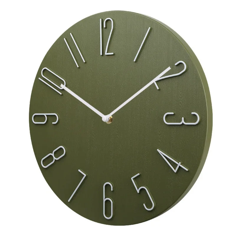 Silencio Moderne, geräuschlose Wanduhr – Minimalistisches Design mit Quarzwerk