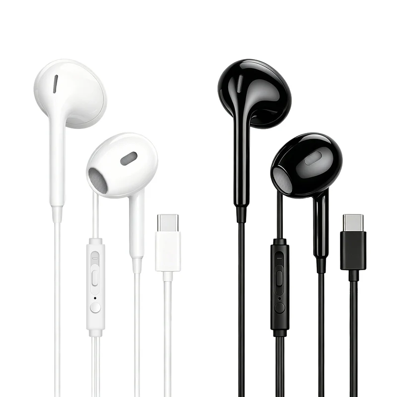 Ergonomische In-Ear Ohrhörer mit Integriertem Mikrofon Karnz