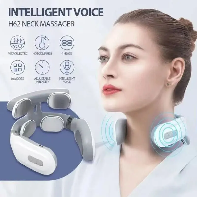 4-in-1 Nackenmassagegerät mit Wärme- und Vibrationsfunktion