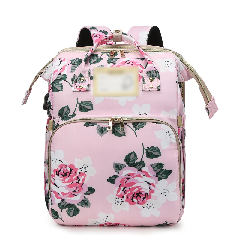 Blumenmuster Multi-Funktions-Rucksack Karnz