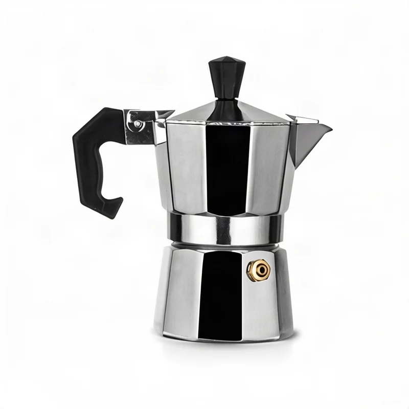 Espressokocher aus Edelstahl