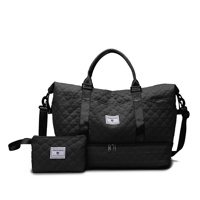 Stilvolle gesteppt Reis-Duffle Karnz