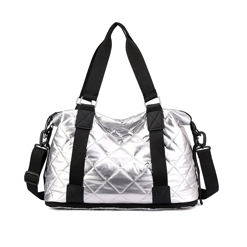 Stilvolle gesteppt Sport-Duffel-Tasche Karnz