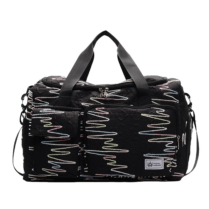 Bestickte Wochenend-Duffle Karnz