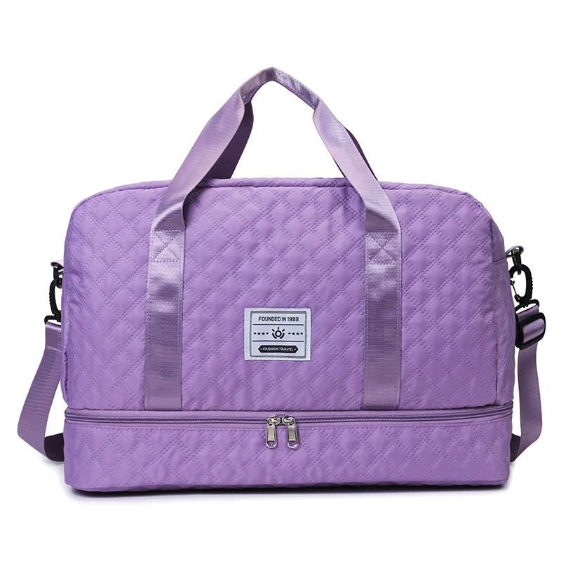 Stylische gesteppt Reis Duffle Bag Karnz