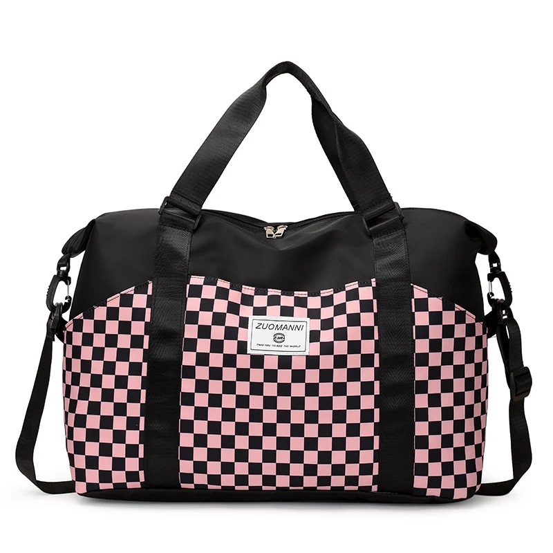 Stilvoller Schachbrett-Duffle-Bag Karnz