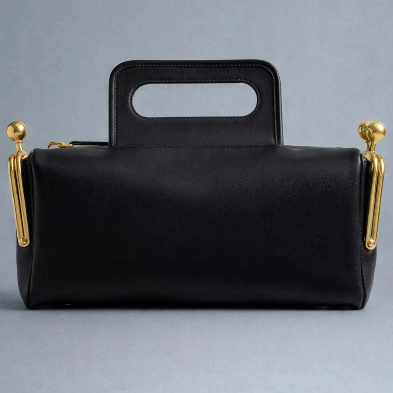 Elegante Krokodil Muster Handtasche