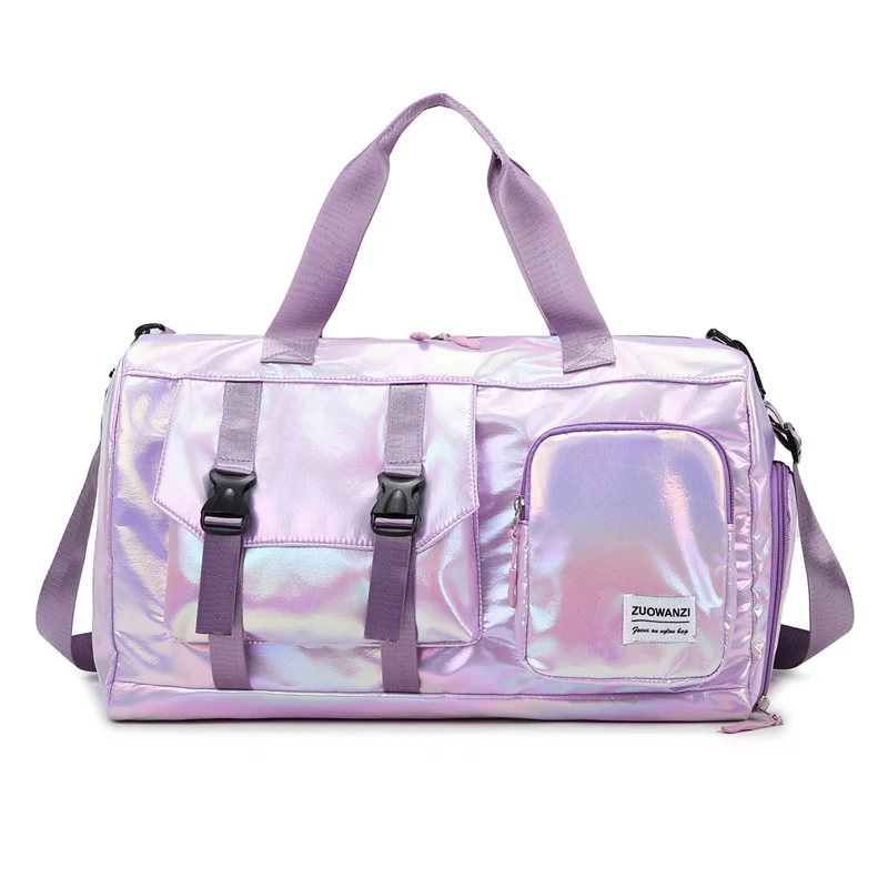 Iridescent Multi-Pocket Sport Duffel Bag Karnz