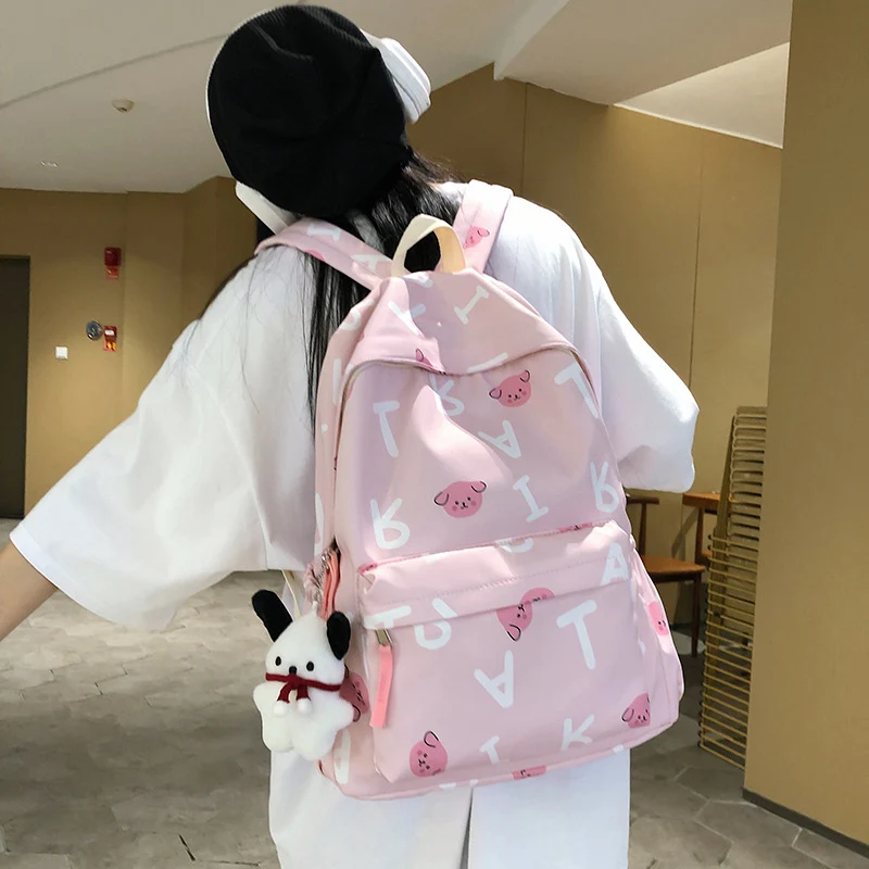 Bunte Grafik-Schulrucksack Karnz