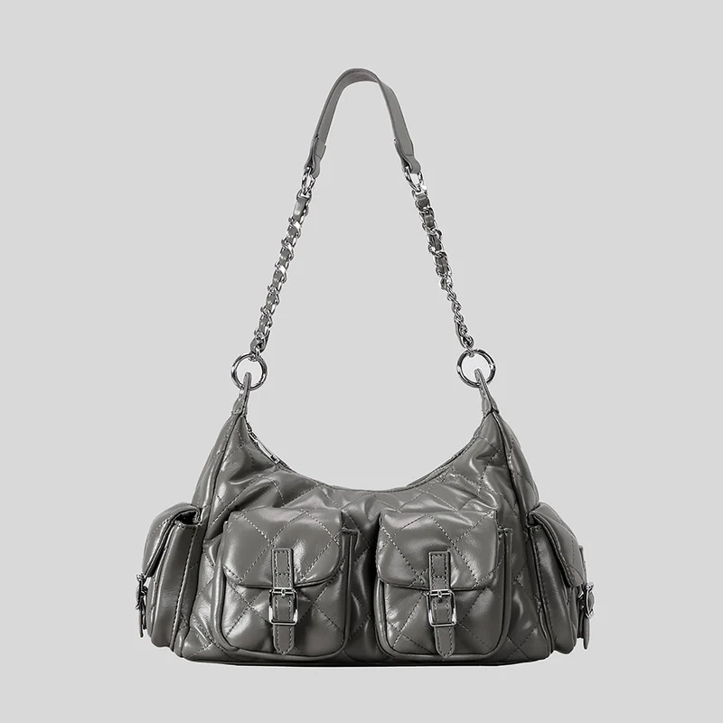 Gepolsterte Mehrfach-Taschen-Handtasche