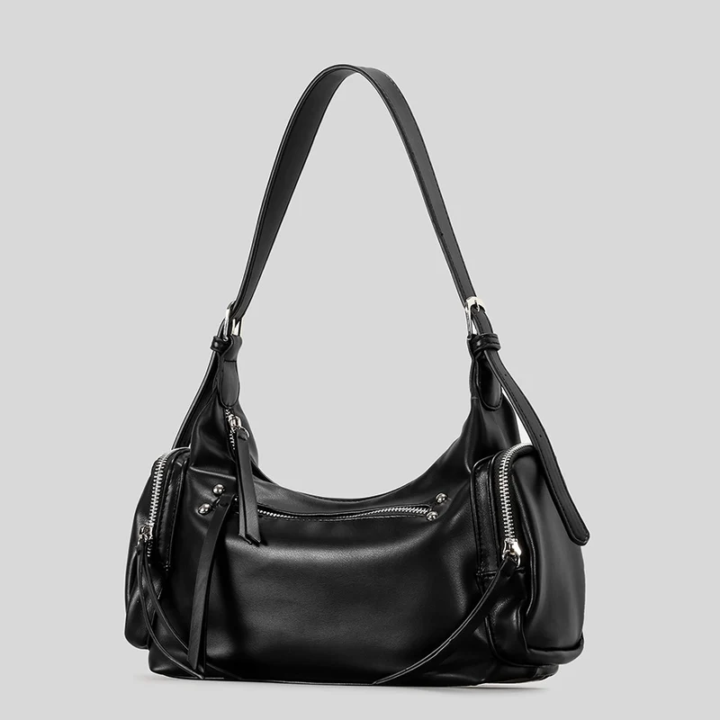 Mehrfächige lässige Hobo-Tasche