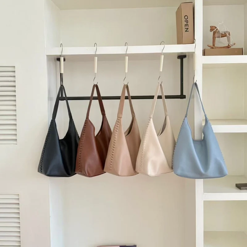 Moderne Vegane Leder Schlappe Tote Tasche