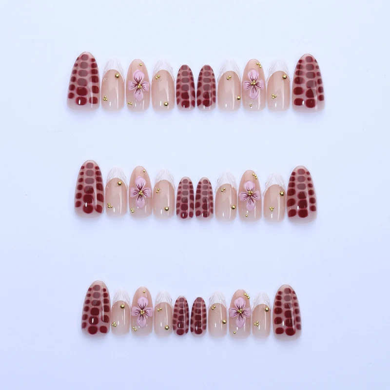 Floral Art Press-On Nail Set Karnz