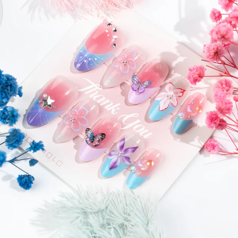 Floral Art Press-On Nagelkollektion Karnz