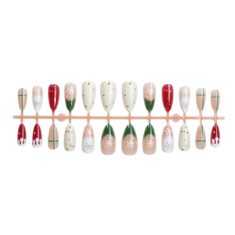 Festliches Themen-Press-On-Nagelset Karnz