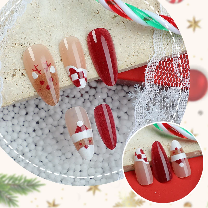 Festliches Holiday Press-On Nagelkunst Set Karnz