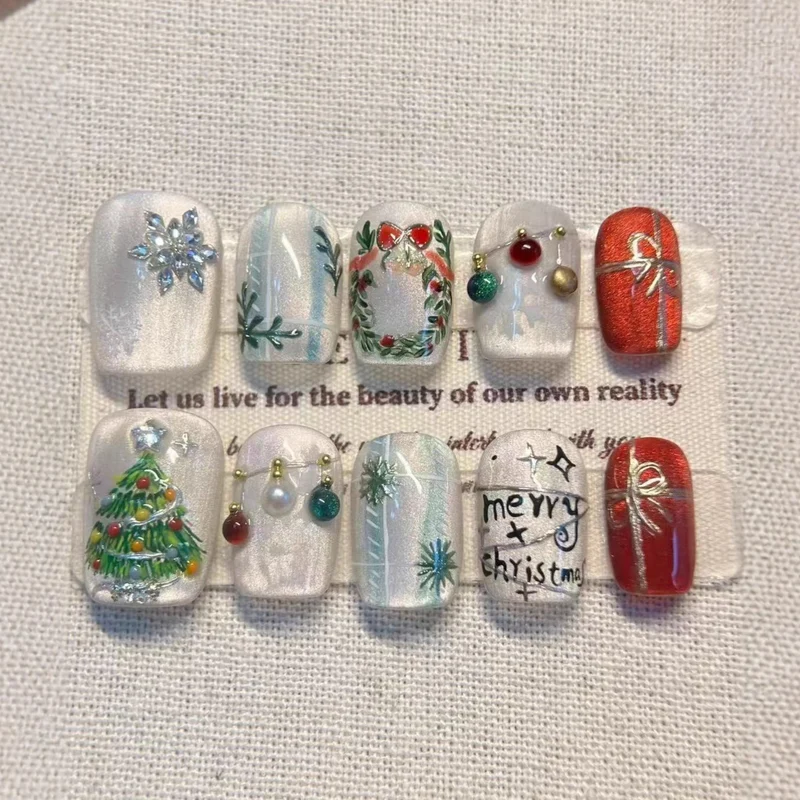 Festliches Holiday Press-On Nail Art Set Karnz 1790636522