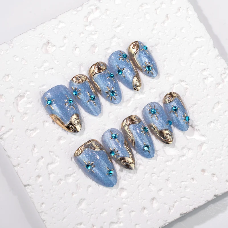 Elegante Press-On-Nagelset Karnz
