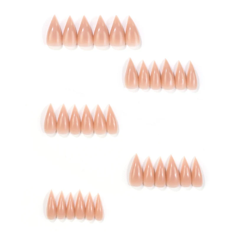 Elegante Spitz-Kunstnagel-Set Karnz