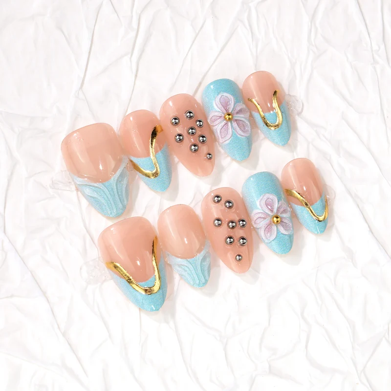Dekoratives Floral Press-On Nail Art Set Karnz 1790636557