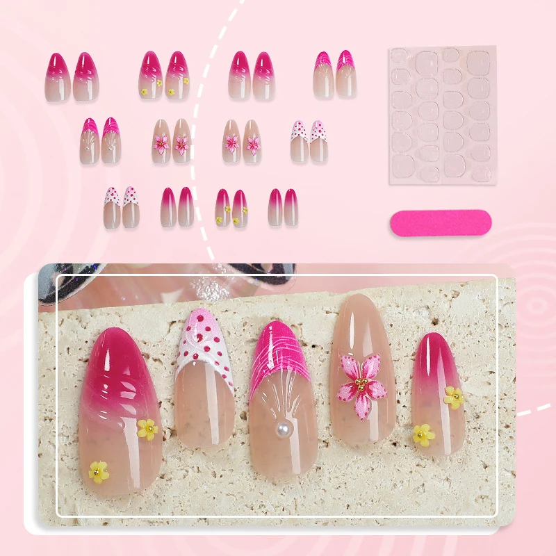 Dekoratives Floral Press-On Nail Art Set Karnz 1790636398