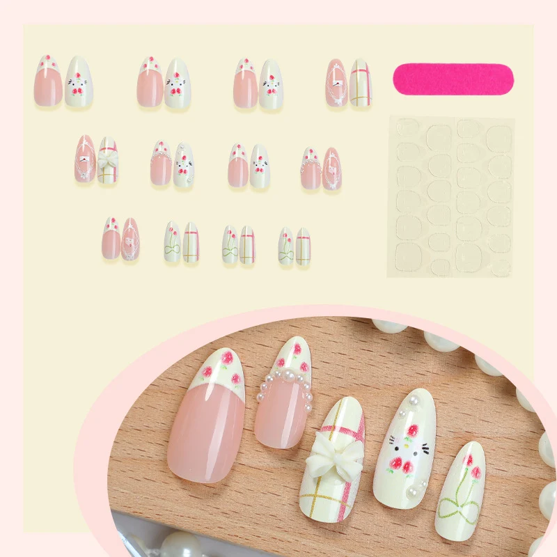 Dekoratives Designer Press-On Nail Art Set Karnz