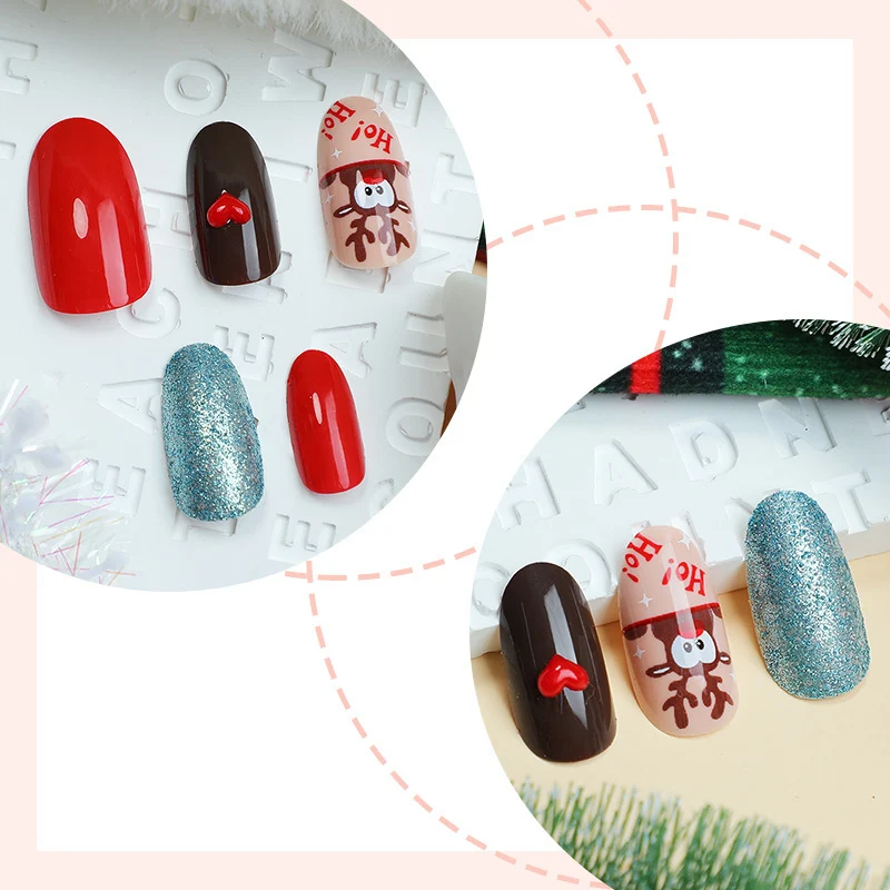 Kreatives urlaubsbezogenes Press-On Nageldesign-Set Karnz