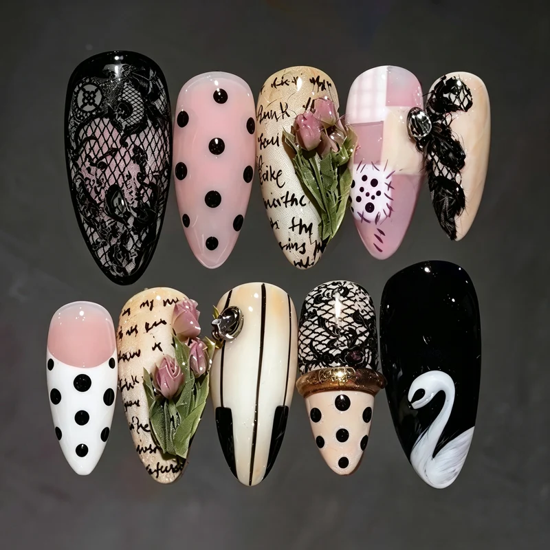 Künstlerische Nagelkunst Kollektion Karnz