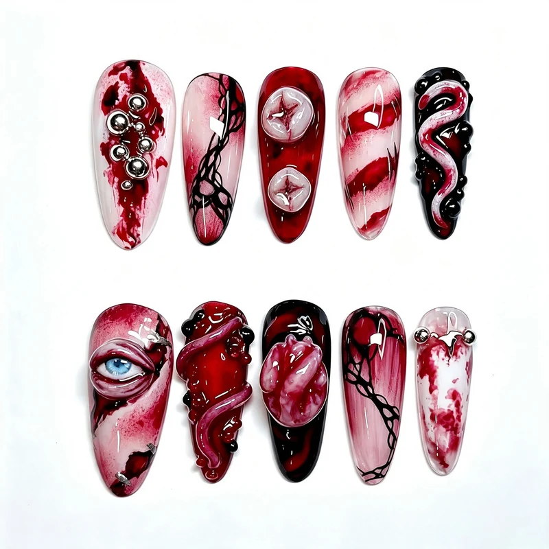 Künstlerische Nagelkunst Karnz