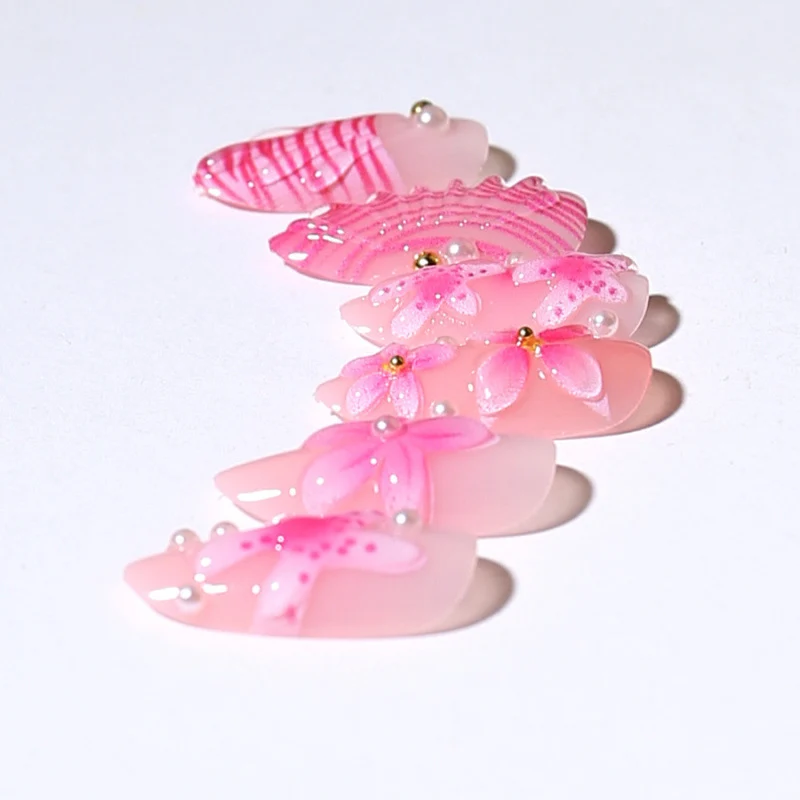Künstlerisches Floral Press-On Nail Art Set Karnz 1790636644