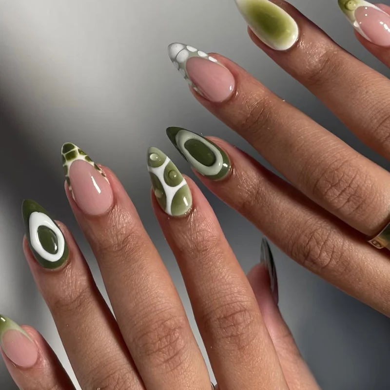 Abstract Art Tipp Press-On Nail Set Karnz