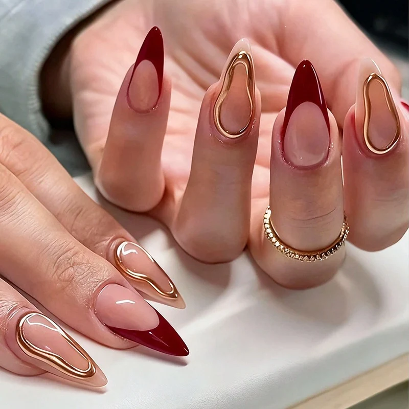 Kunstnagelset mit stilvollen Designs Karnz