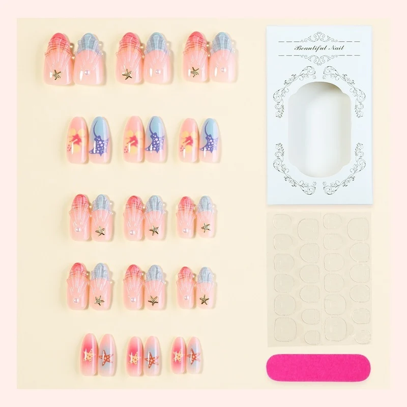 Kunstnagelset mit maritimen Motiven und hochwertigem Design Karnz