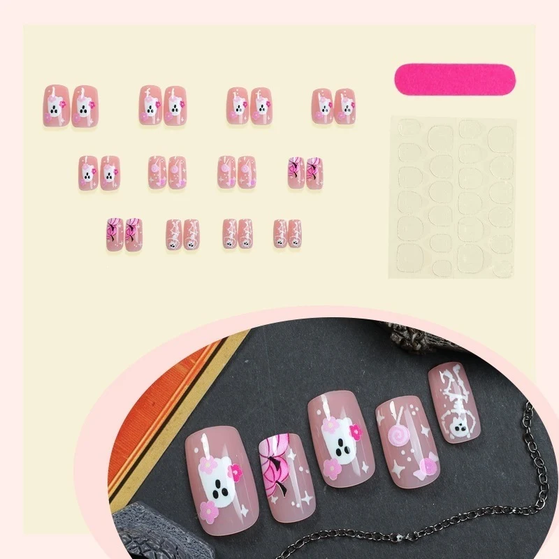 Kunstnagelset mit kreativen Tiermotiven Karnz