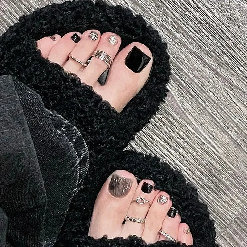 Kunstnagelset mit holographischem Effekt Karnz
