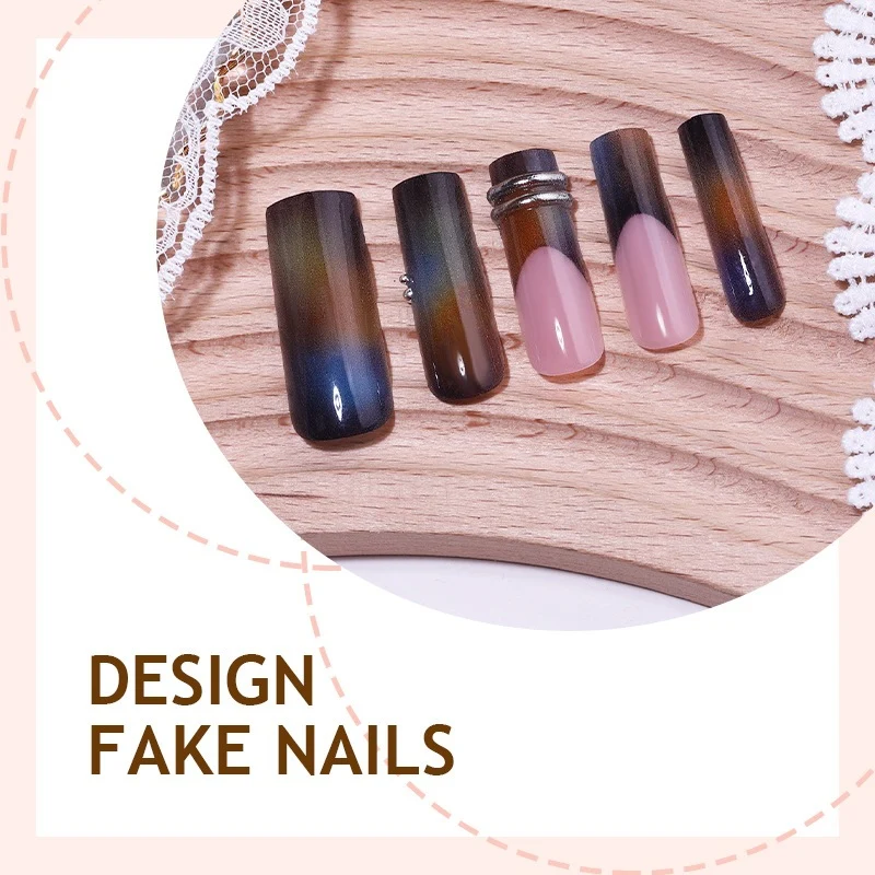Kunstnagelset mit Farbverlauf Karnz
