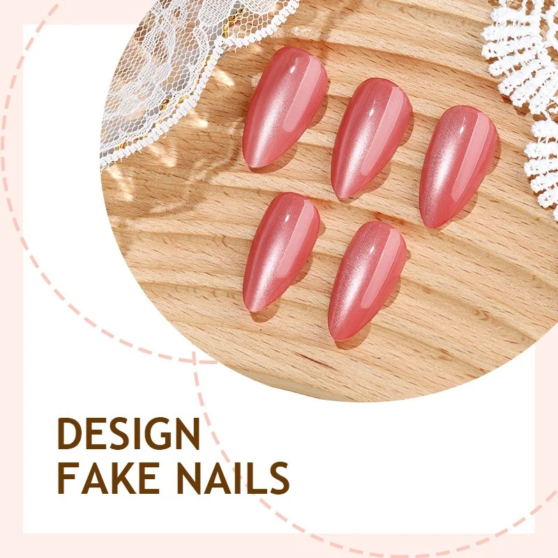 Kunstnagelset mit eleganter Shimmer-Oberfläche Karnz