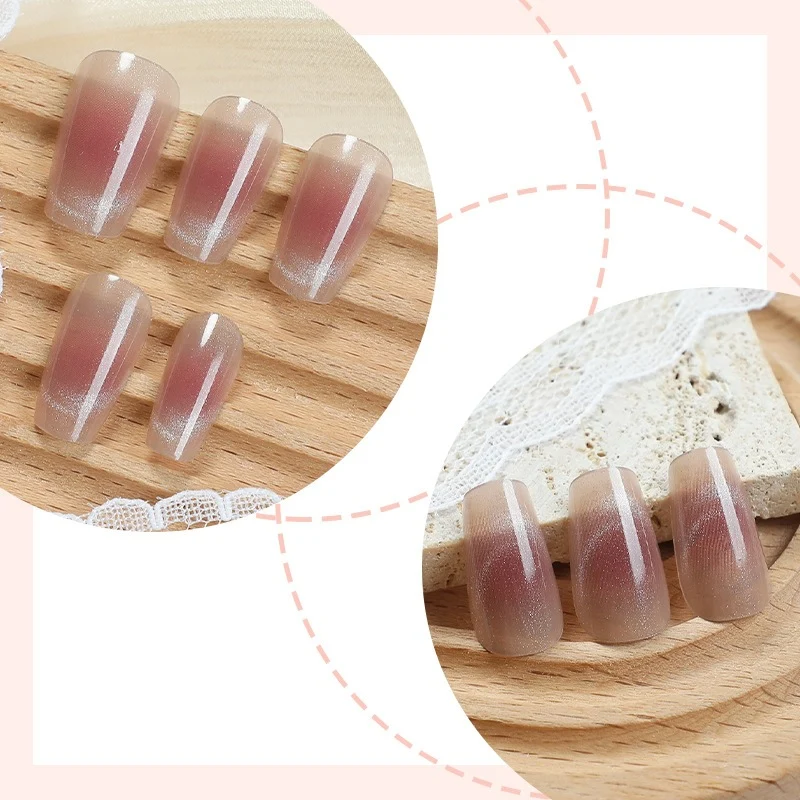 Kunstnagelset mit elegantem Ombre-Design Karnz